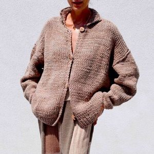 Lauren Manoogian Handknit Collar Cardigan!